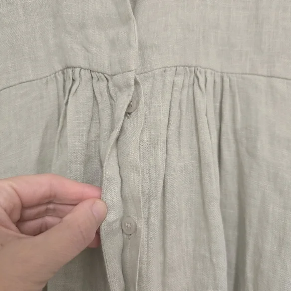 ZARA Linen the Lovina Dress - Picture 6 of 9